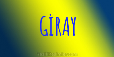 GİRAY