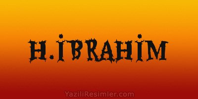 H.İBRAHİM