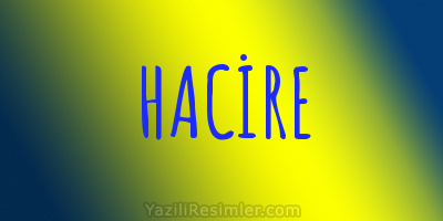 HACİRE