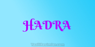 HADRA