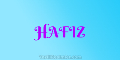 HAFIZ