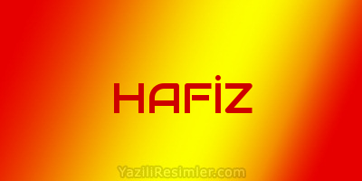 HAFİZ