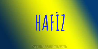 HAFİZ