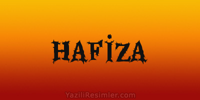 HAFİZA