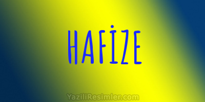 HAFİZE