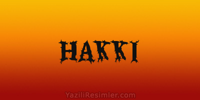 HAKKI