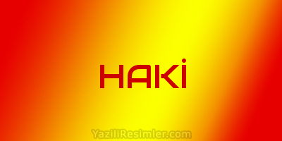 HAKİ