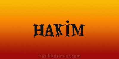 HAKİM