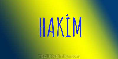 HAKİM