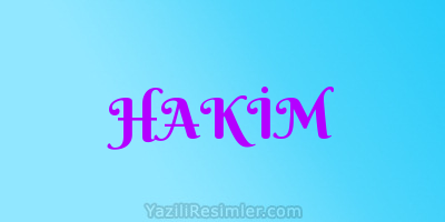 HAKİM