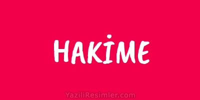 HAKİME