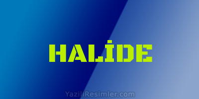 HALİDE