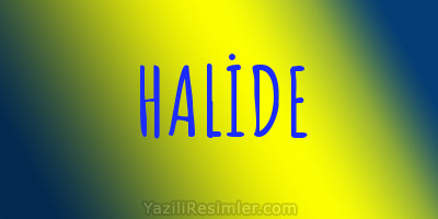 HALİDE