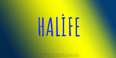 HALİFE