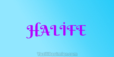 HALİFE