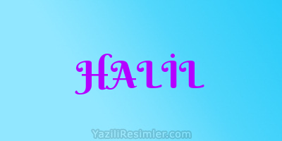 HALİL