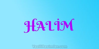 HALİM