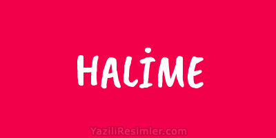 HALİME