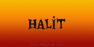 HALİT