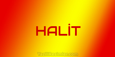 HALİT