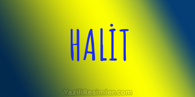 HALİT