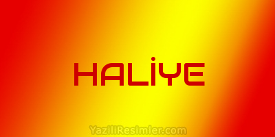 HALİYE