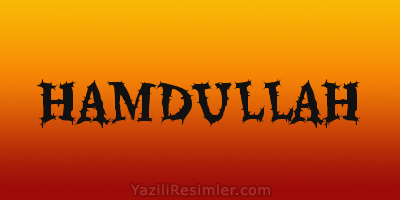 HAMDULLAH