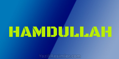 HAMDULLAH