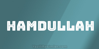 HAMDULLAH