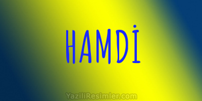 HAMDİ