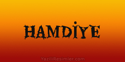 HAMDİYE