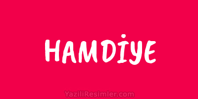 HAMDİYE