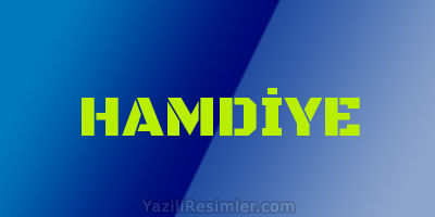 HAMDİYE