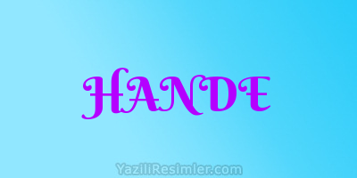 HANDE