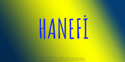 HANEFİ