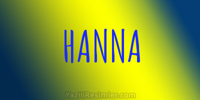 HANNA