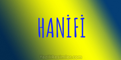 HANİFİ