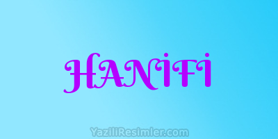 HANİFİ