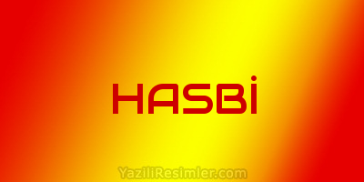 HASBİ