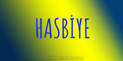 HASBİYE