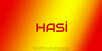 HASİ