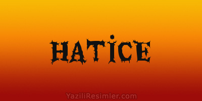 HATİCE