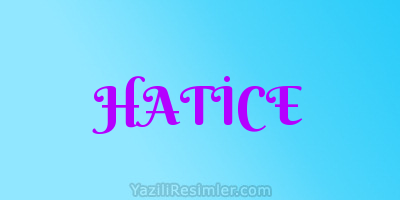 HATİCE