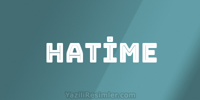 HATİME