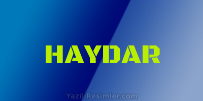 HAYDAR