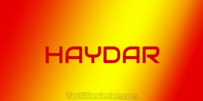 HAYDAR