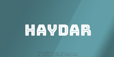 HAYDAR