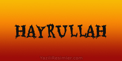 HAYRULLAH