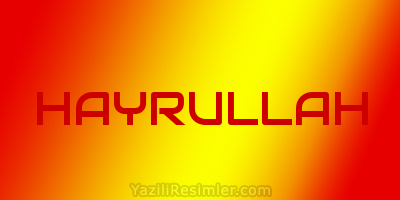 HAYRULLAH