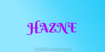 HAZNE